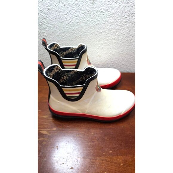 Pendleton Glacier National Park Waterproof Ankle Rain Boots Women Size 9 Rubber - Picture 3 of 8